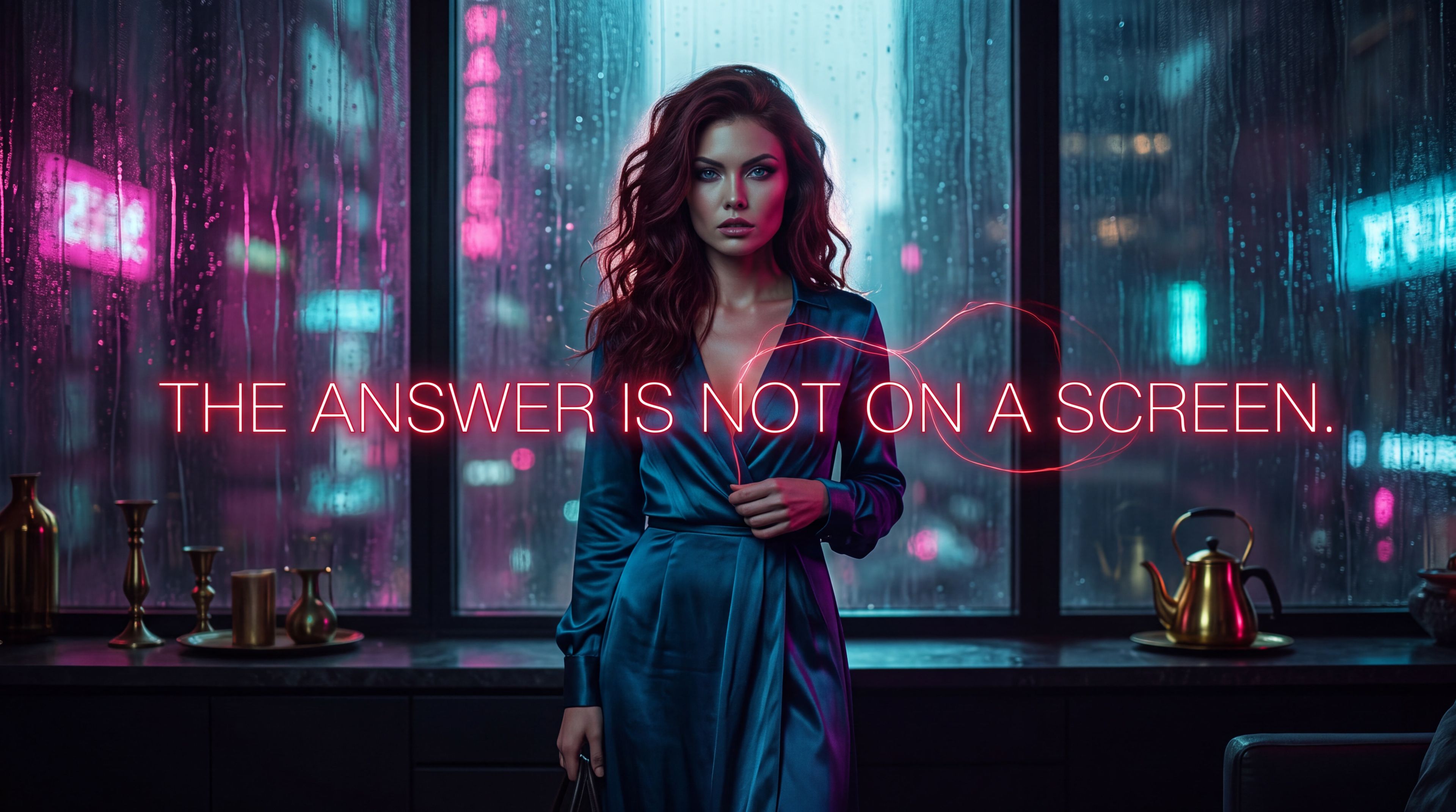 Hero image for The Non-Neutral Human. The answer is not on a screen.