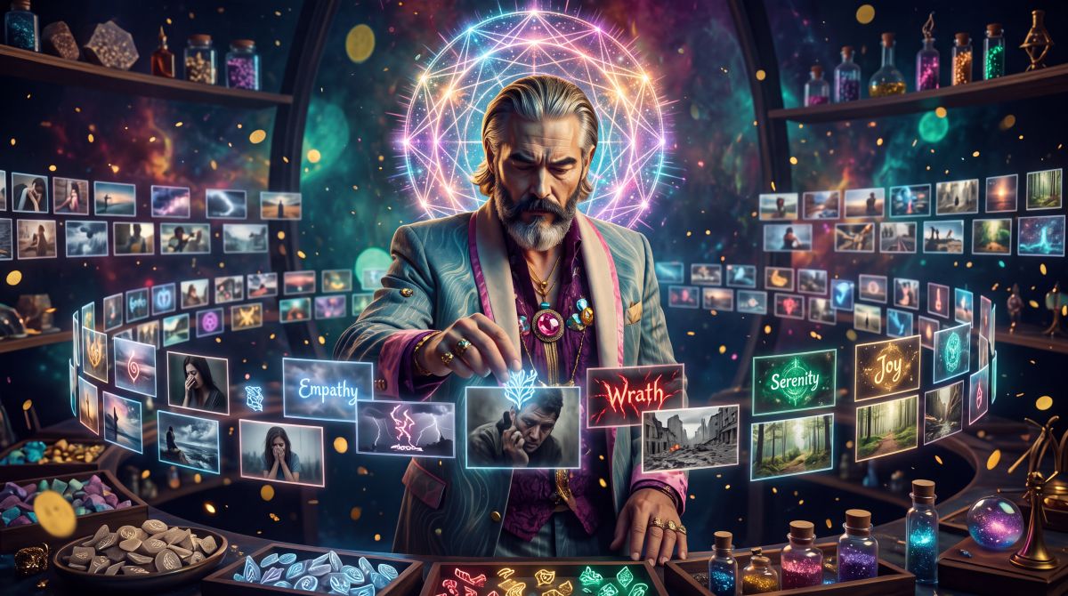 Intro article image. Zeus adds beliefs, desires, and emotions to the context of data.